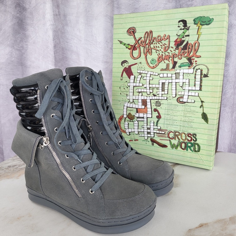 Jeffrey Campbell Kirk High Top Suede Women's Size 11